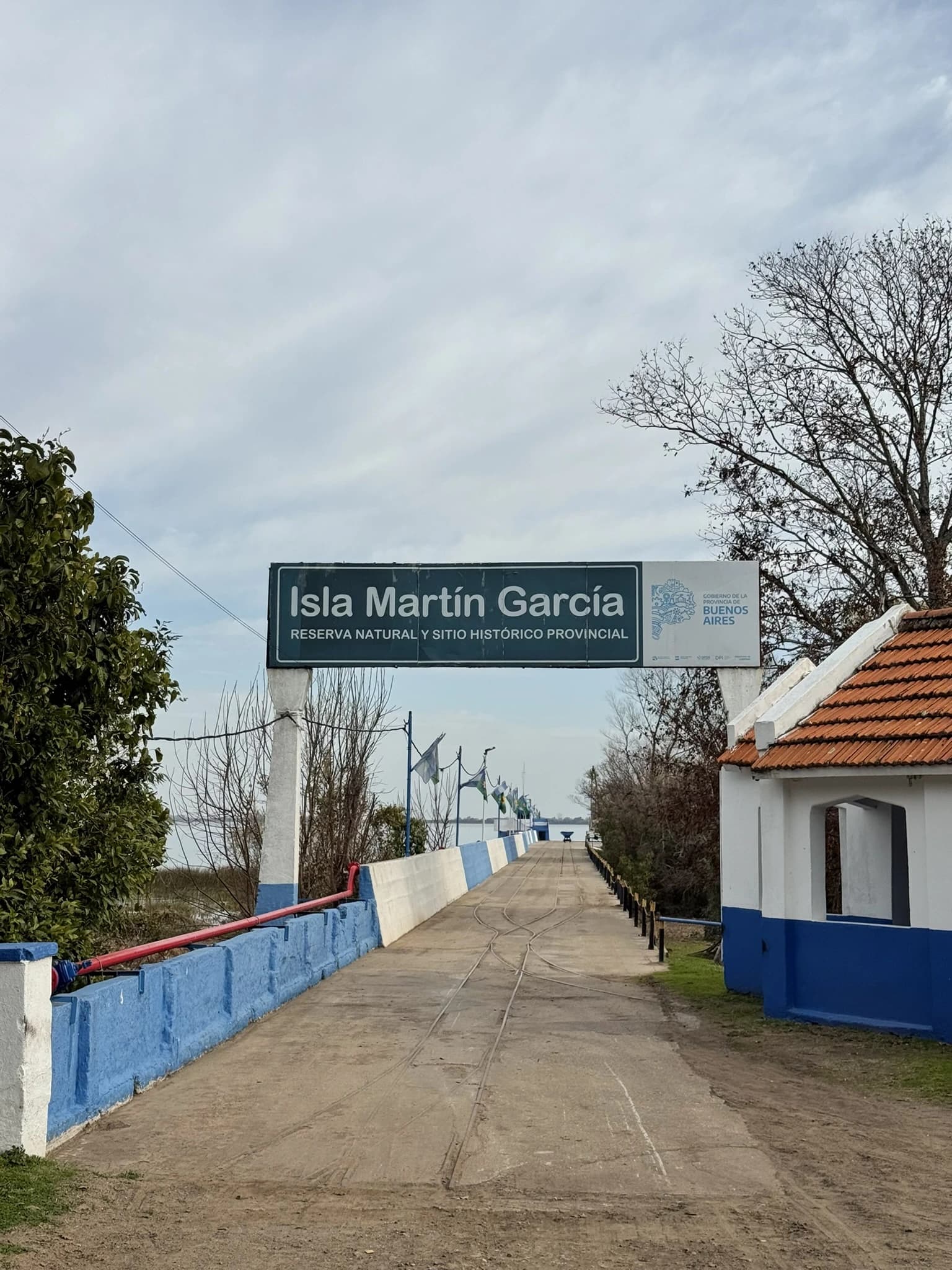 Entrada a la Isla Martín García, uno de los destinos